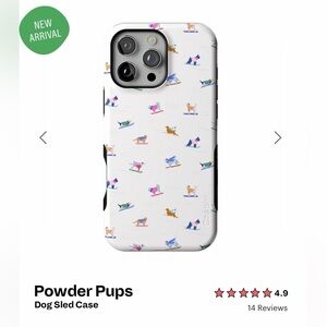 Casely Powder Pups Dog Sled Case iPhone 16